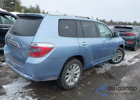 2010 Toyota Highlander Hybrid Limited V6 from USA, damaged, VIN JTEJW3EH3A2041646